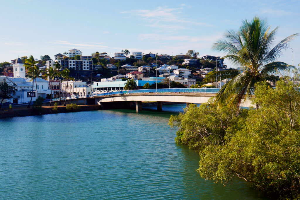 Ross Creek and the Victoria Bridge, Townsville City